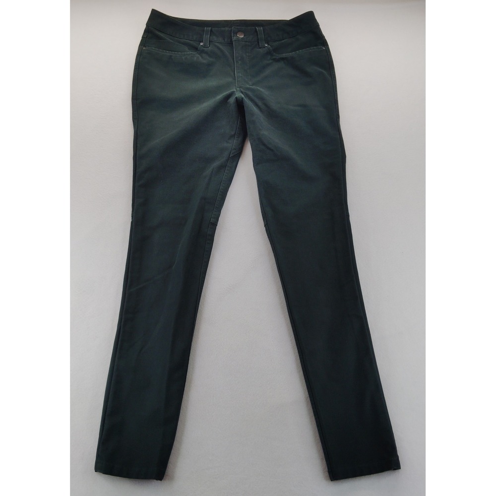 Lululemon Commission Pant Mens 31 Green Excellent ABC Slim Fit Warpstreme Tech